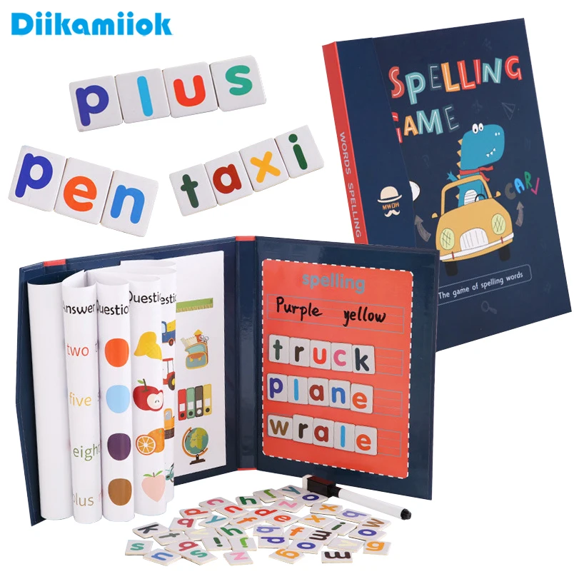 Kids Educational Games Learn English - Rompecabezas Magnéticos del Alfabeto, 1 Pieza,