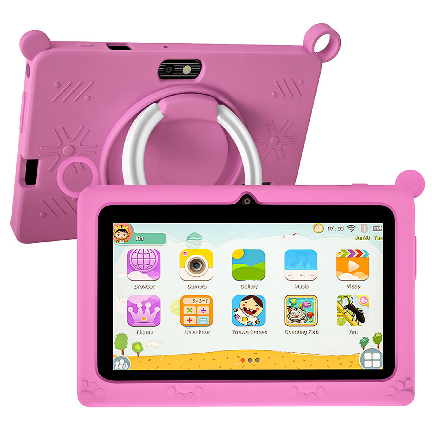 Kids Educational Games Learn English - Tableta Infantil BDF Nueva de 7