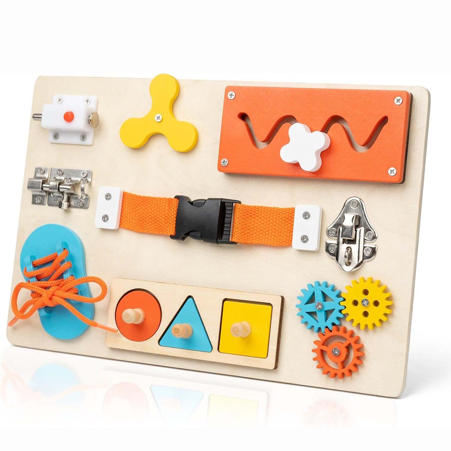 Kids Educational Box - Tablero ocupado Montessori para niños pequeños,