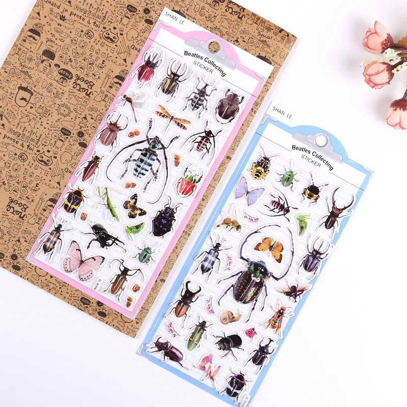 Kids Education Tablets - Pegatinas de Insectos 3D Realistas en