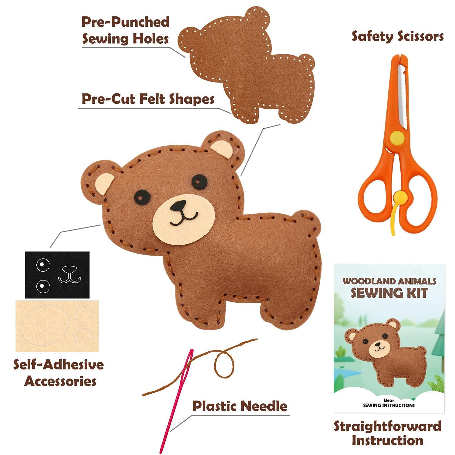 Kit de Costura para Niños, Kit - Kids Education Classes reseña y precio
