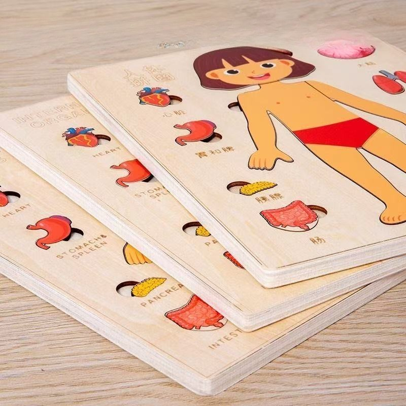Rompecabezas Montessori, table - Human Body Puzzle reseña y precio