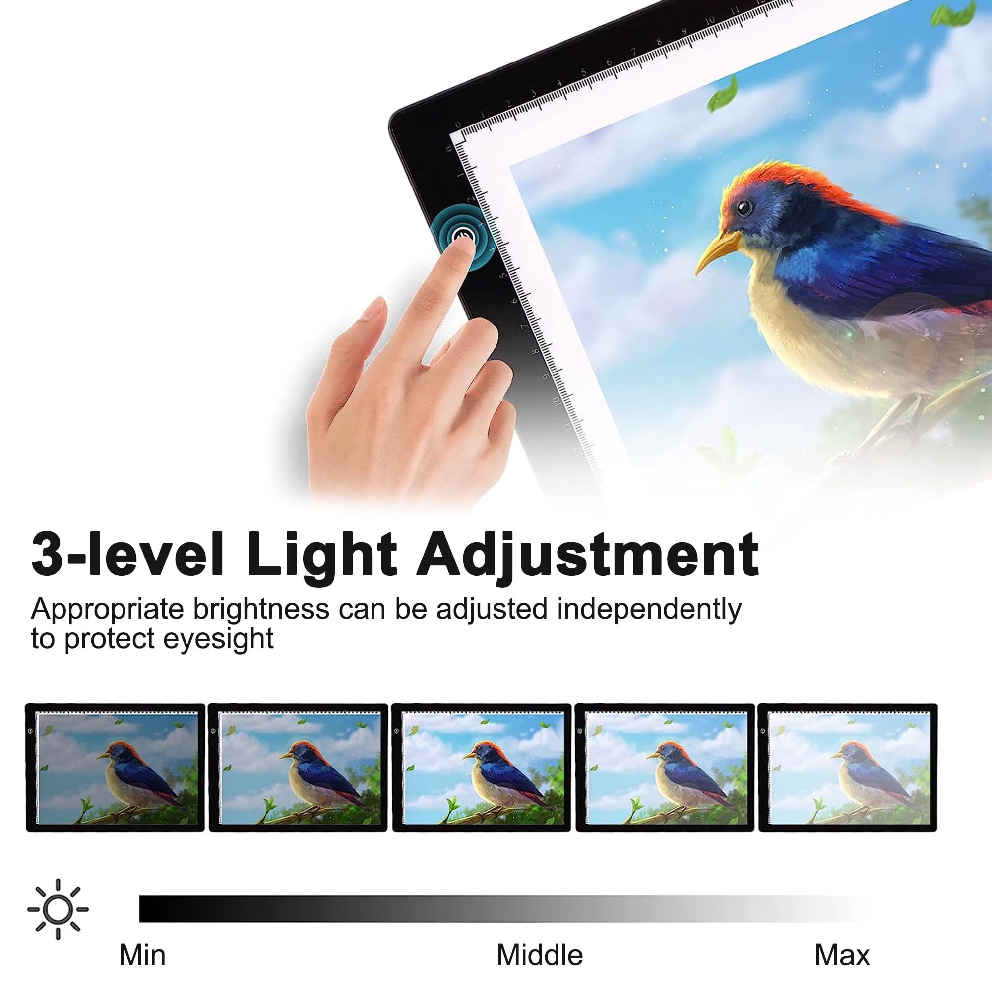 Bloc de dibujo Led con 3 nivel - Kids Education Tablets reseña y precio