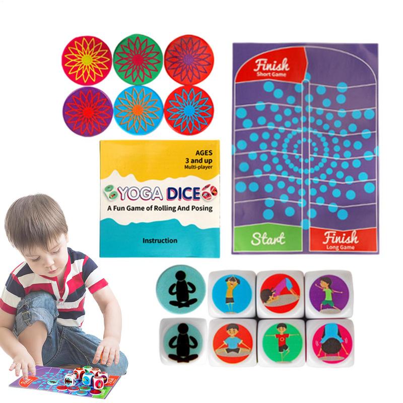 Dados de ejercicio para entren - Kids Yoga Education reseña y precio