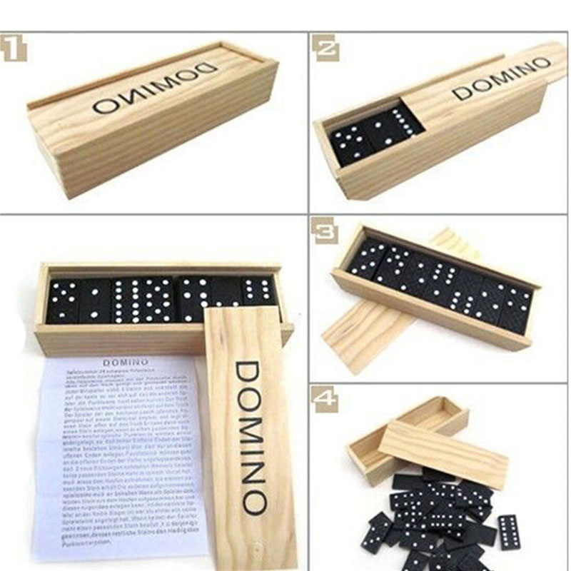 Juego de Dominó de Madera de 2 - Kids Education Table reseña y precio