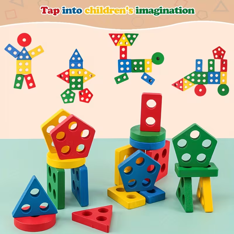 Juegos de madera Montessori, j - Kids Educational Box reseña y precio