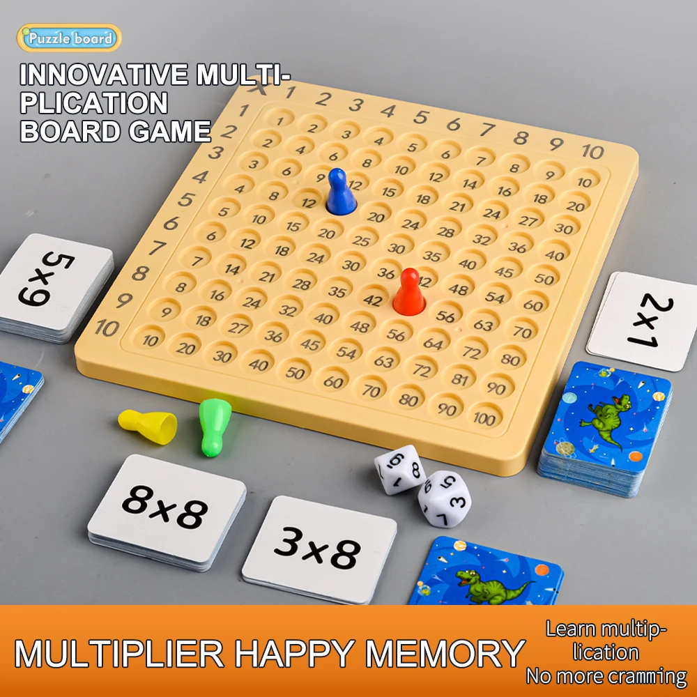 Juego de mesa de multiplicació - Kids Education Table reseña y precio