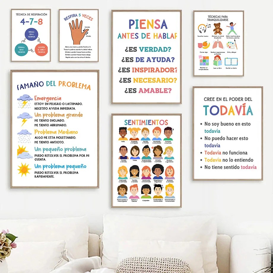 Póster educativo para niños en - Kids Yoga Education reseña y precio