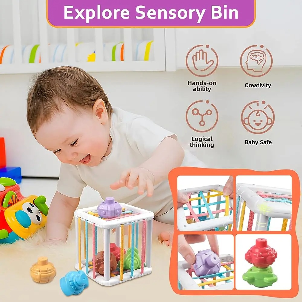 Cubo de Clasificación de Forma - Kids Educational Device reseña y precio