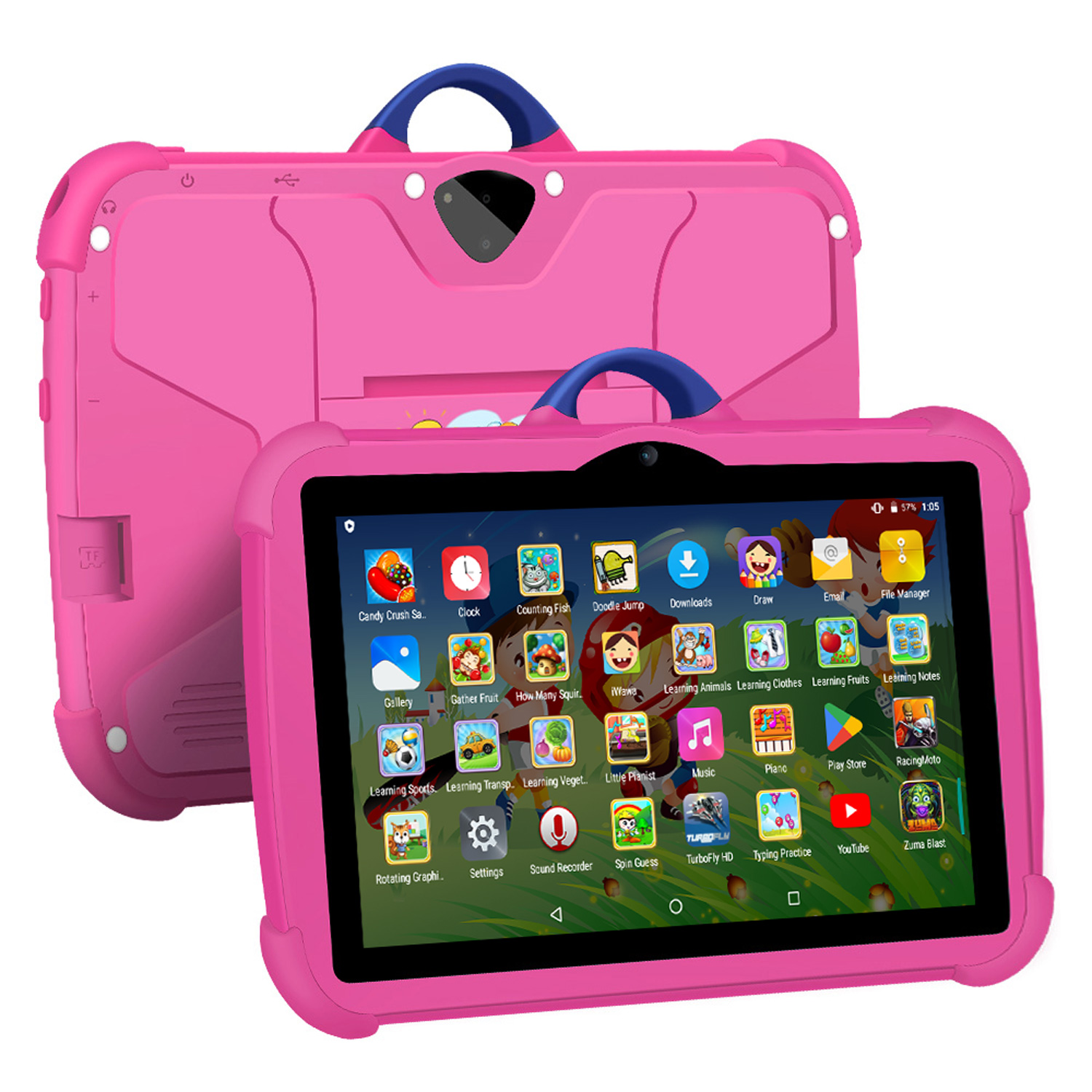 Nuevo patrón de dibujos animad - Kids Education Tablets reseña y precio