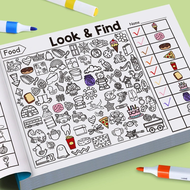 Libro para colorear Look And F - Kids Education And You reseña y precio