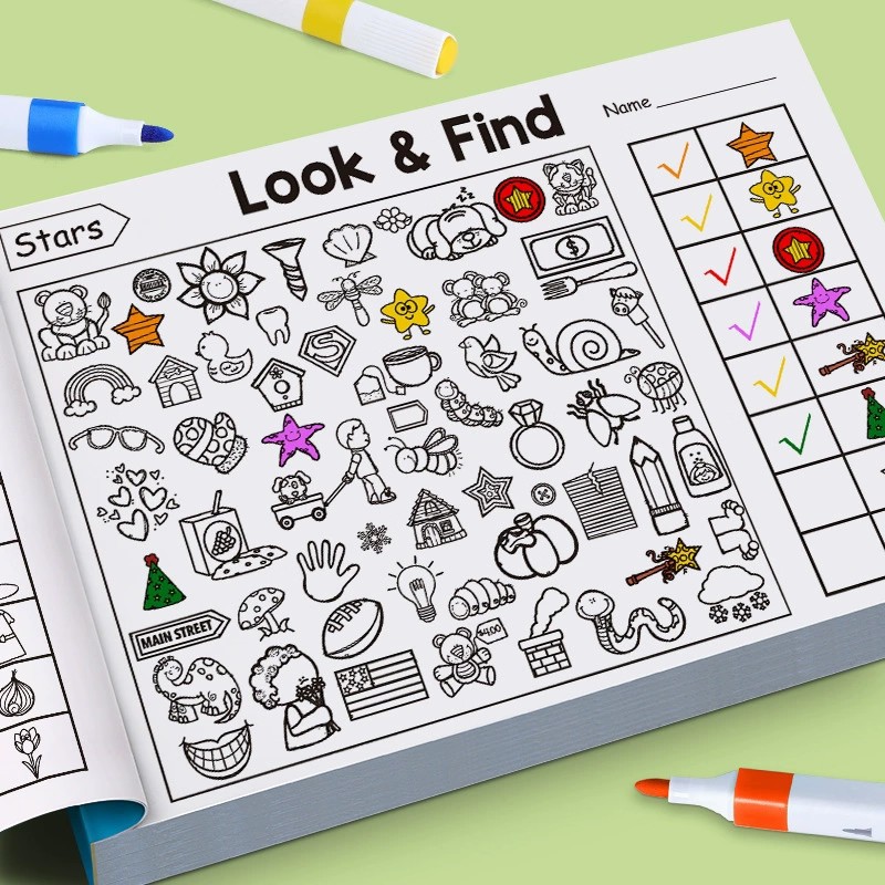 Libro para colorear Look And F - Kids Education And You reseña y precio
