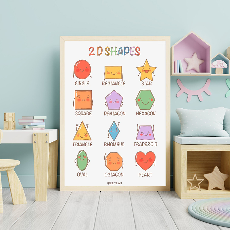 Póster educativo Montessori pa - Kids Yoga Education reseña y precio