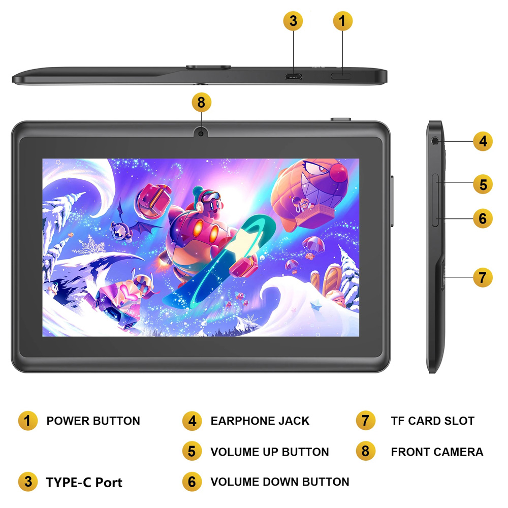 Gran oferta tableta para niños - Kids Education Tablets reseña y precio