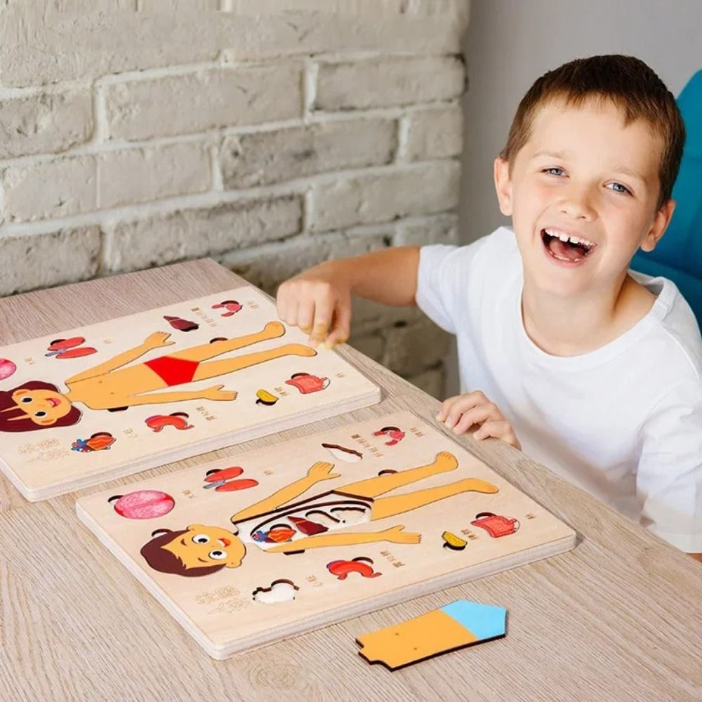NUEVO Tablero de Aprendizaje M - Human Body Puzzle reseña y precio