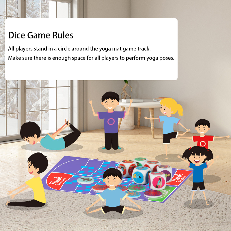 Juguete de dados de Yoga, dado - Kids Yoga Education reseña y precio