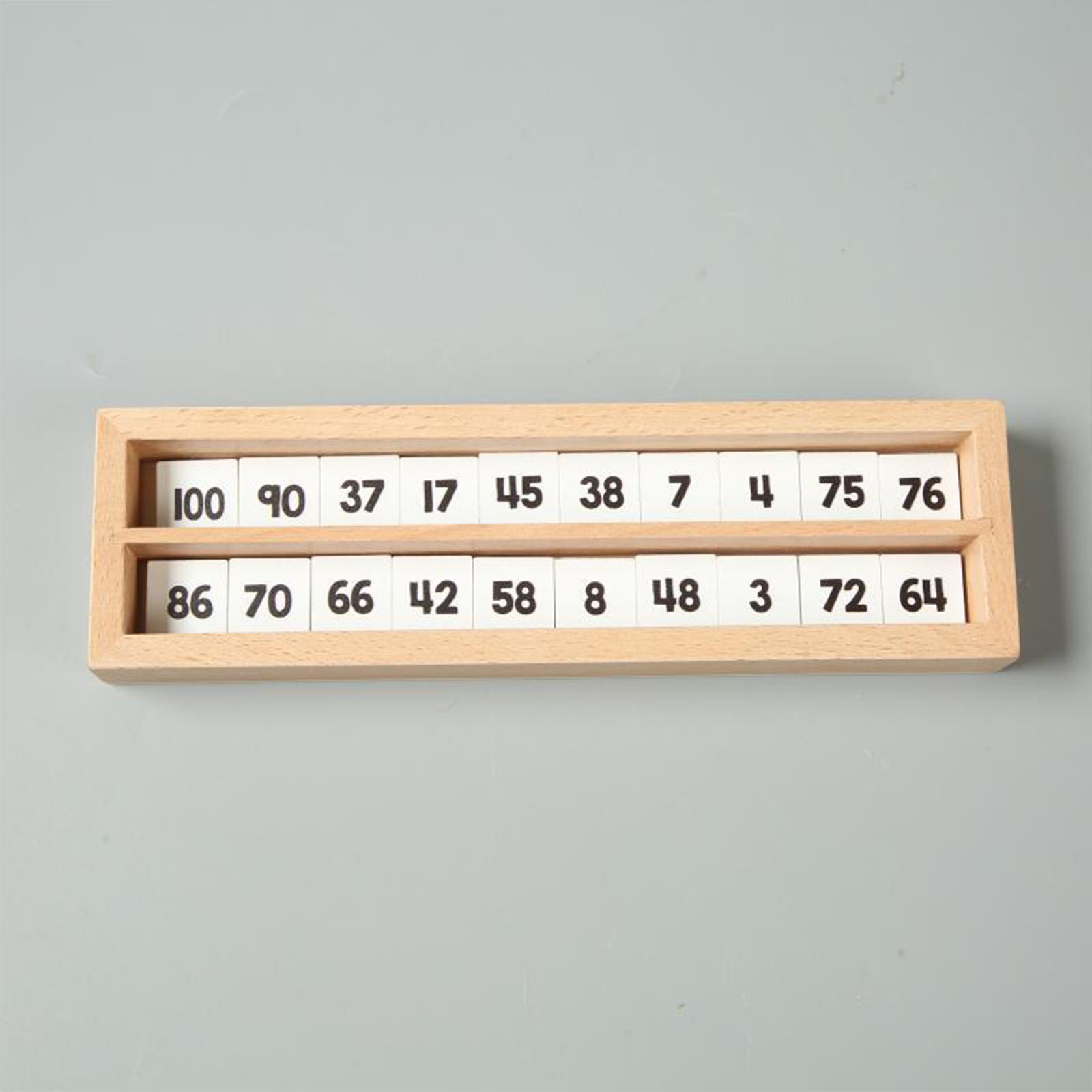 Tablero de Números de Madera d - Kids Education Table reseña y precio