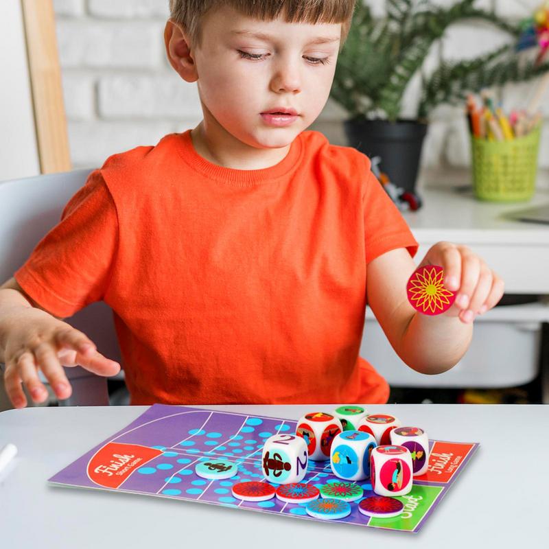 Dados de ejercicio para niños, - Kids Yoga Education reseña y precio