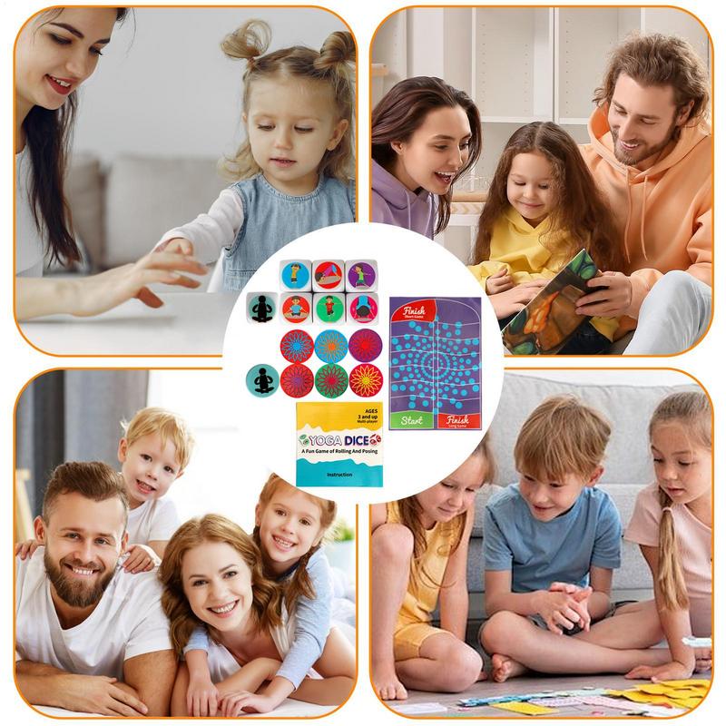 Dados de ejercicio para niños, - Kids Yoga Education reseña y precio