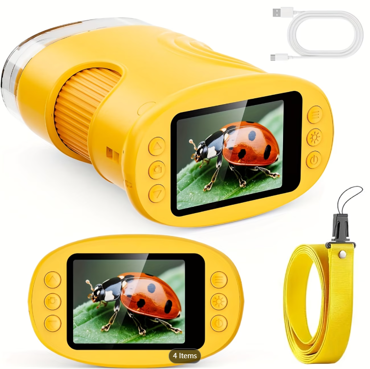 Microscopio de Bolsillo 1000X  - Kids Educational Videos reseña y precio