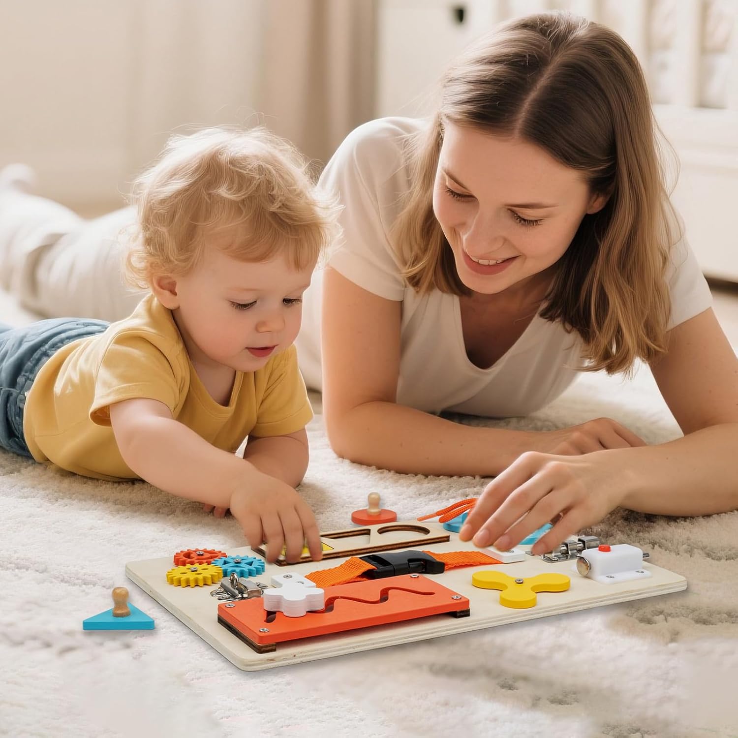 Tablero ocupado Montessori par - Kids Educational Box reseña y precio