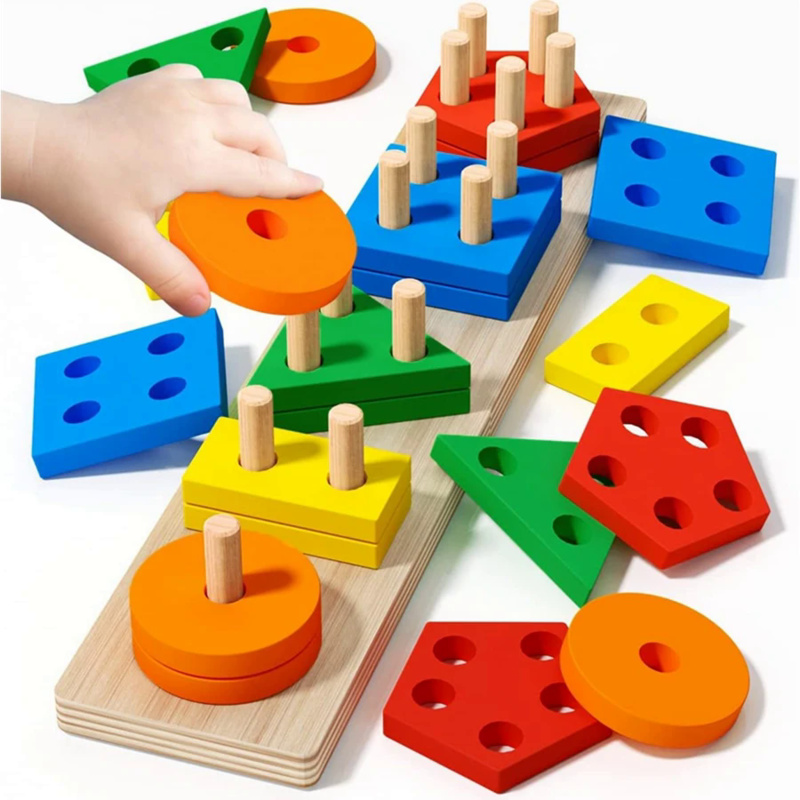 Juguetes de madera Montessori  - Kids Educational Box reseña y precio