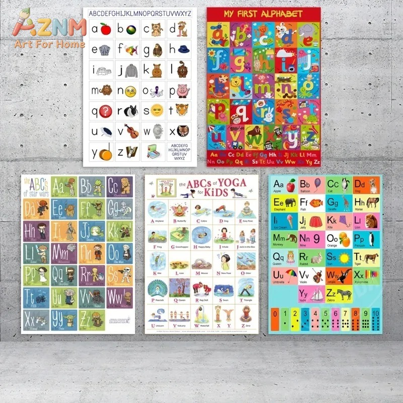 AZNM Póster de lienzo sin marc - Kids Yoga Education reseña y precio