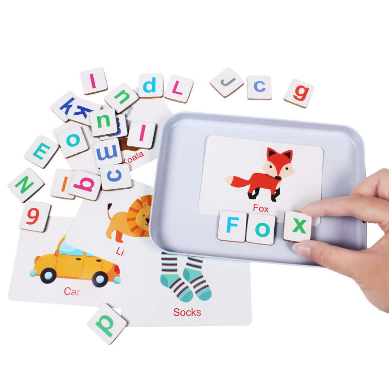 Rompecabezas de madera, juego  - Kids Educational Games Learn English reseña y precio