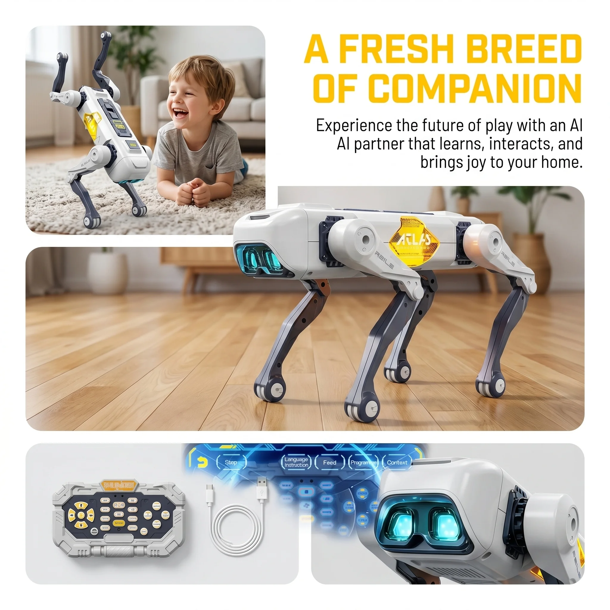 Perro Robot Inteligente con IA - Kids Educational Device reseña y precio