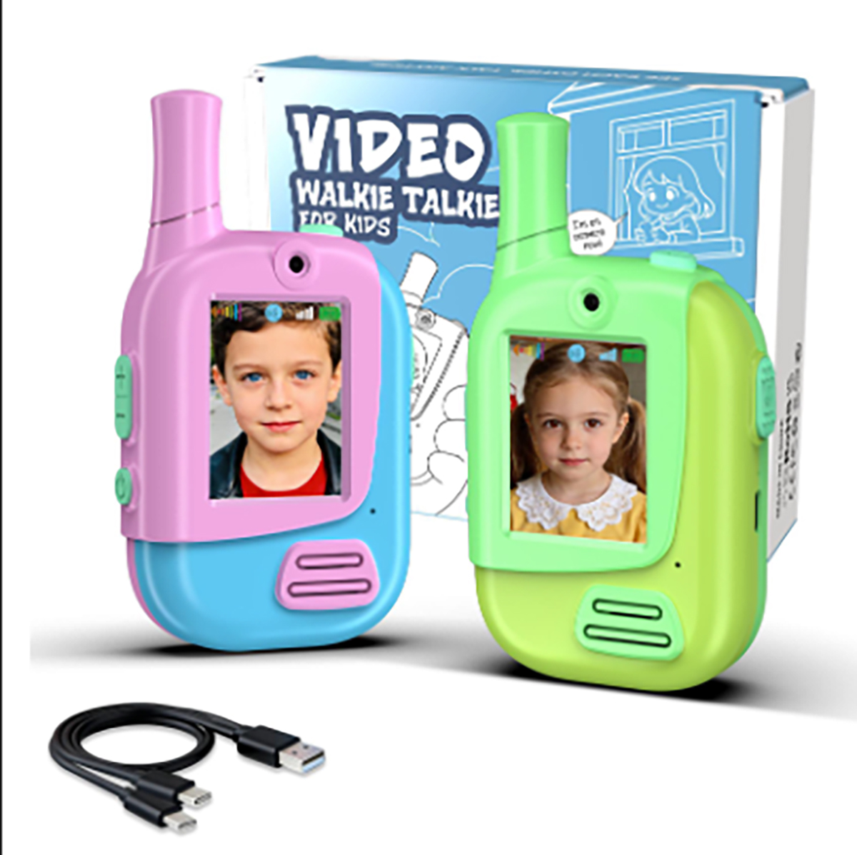 Paquete de 2 Walkie Talkies Re - Kids Educational Videos reseña y precio